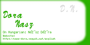 dora nasz business card